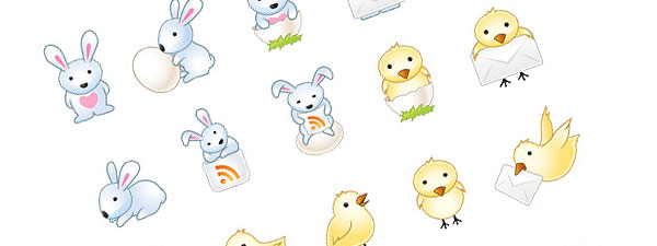 cute easter eggs designs. Easter Bunny Icons